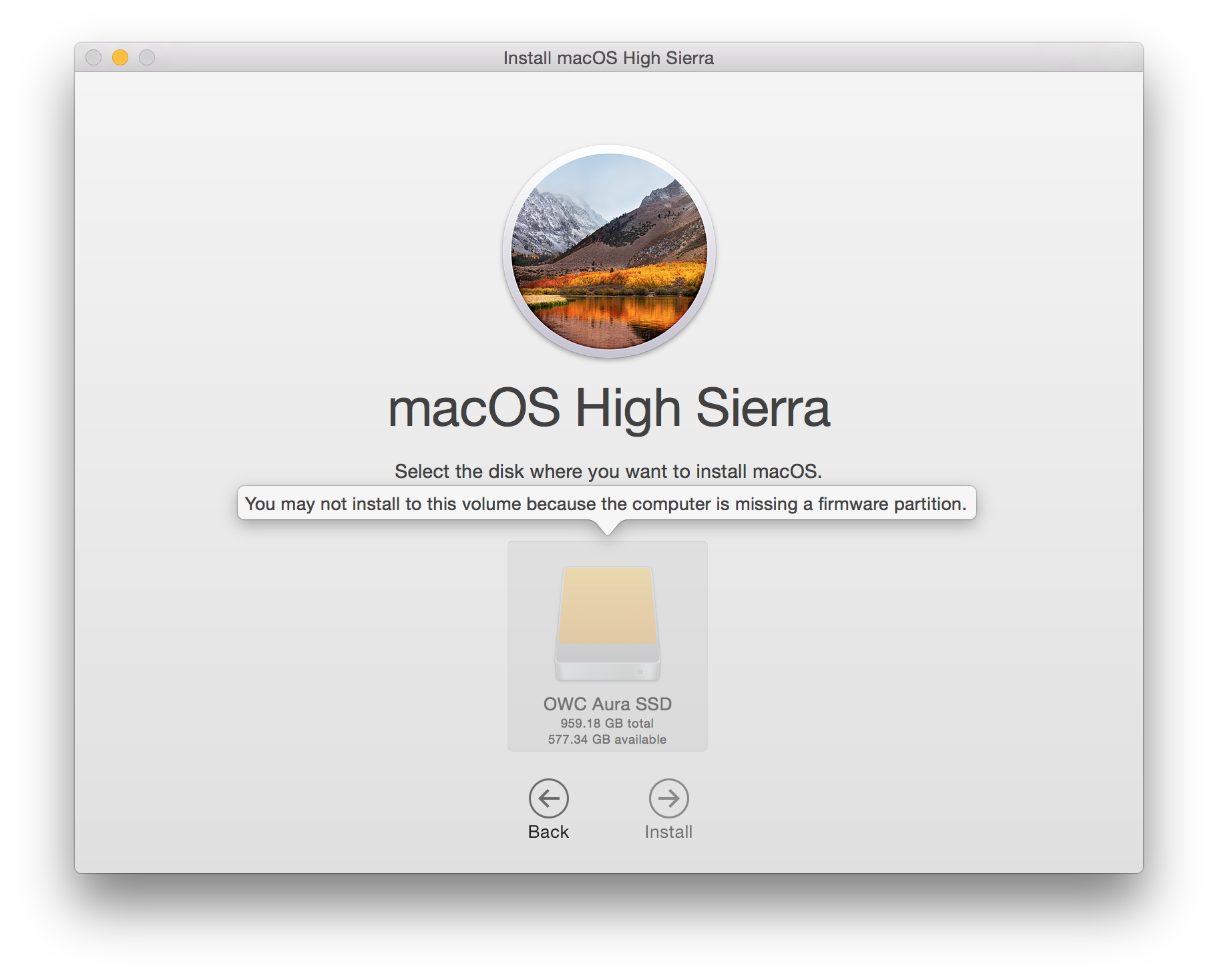 aura ssd for mac book pro install